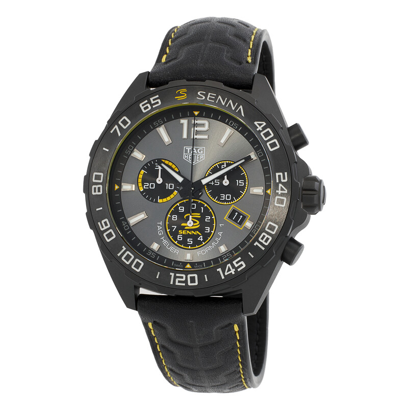 Tag Heuer Formula 1 X Senna Chronograph Quartz Grey Dial Men's