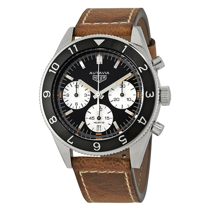 Tag Heuer Heritage Chronograph Black Dial Men display picture 1