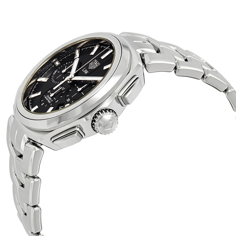 Tag Heuer Link Chronograph Automatic Black Dial Men's Watch