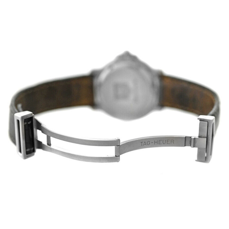 Tag Heuer Wh5215-K1 Black Dial Men's Watch 6000 Chronometer WH5215