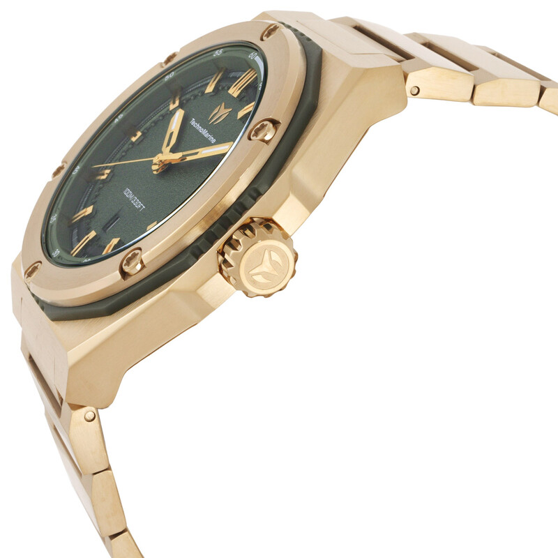 Technomarine Coral Quartz Men's Olive Green Dial Watch TM-416062