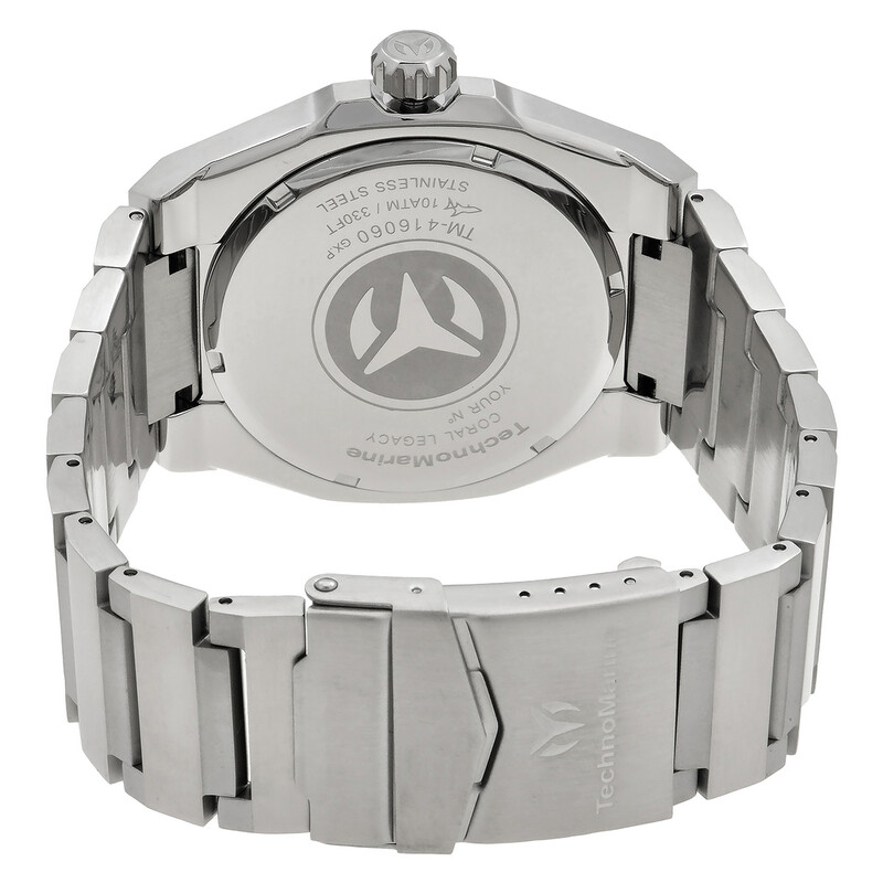 Technomarine Coral Quartz Silver Dial Men