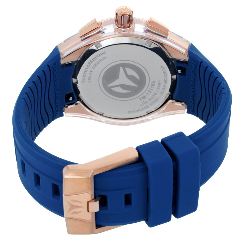 Technomarine Cruise Chronograph Quartz Crystal Blue Dial 