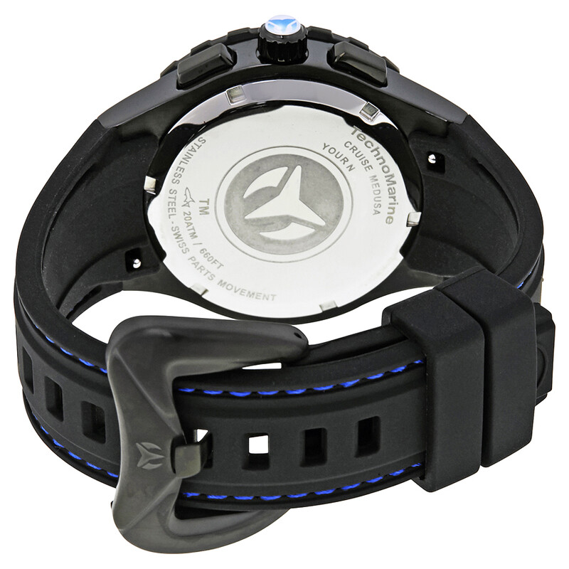 Technomarine Cruise Medusa Chronograph Black Dial Men display picture 1