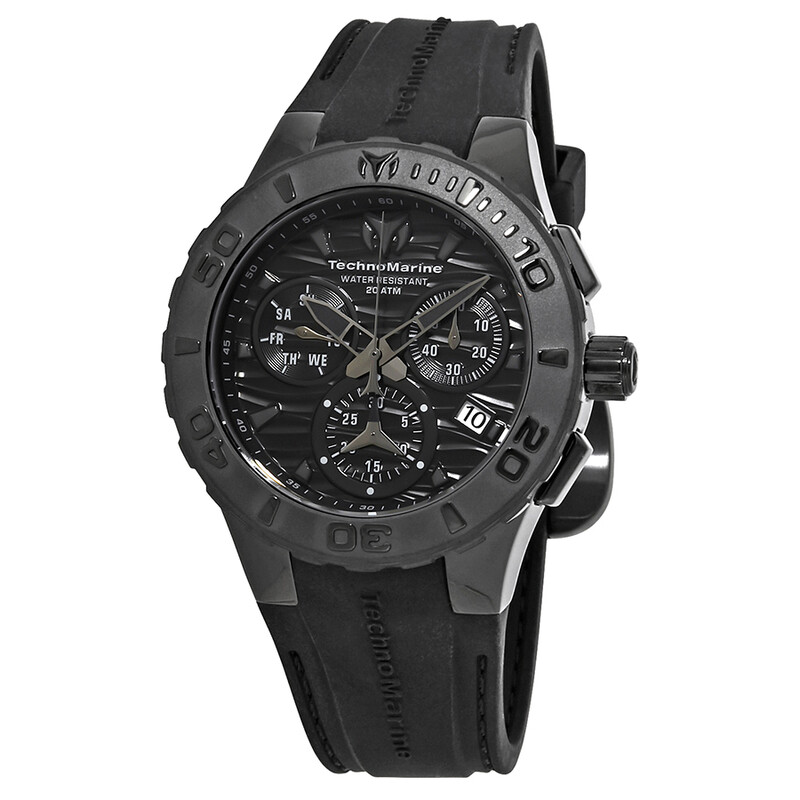 NWT Technomarine Cruise Chronograph Quartz Black Dial Unisex Watch Technomarine Cruise Chronograph Quartz Black Dial Men main image 3