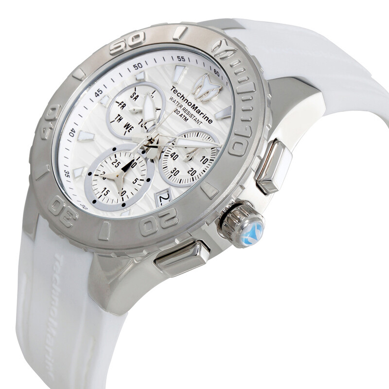Technomarine Cruise Medusa Chronograph Quartz White Dial Men's