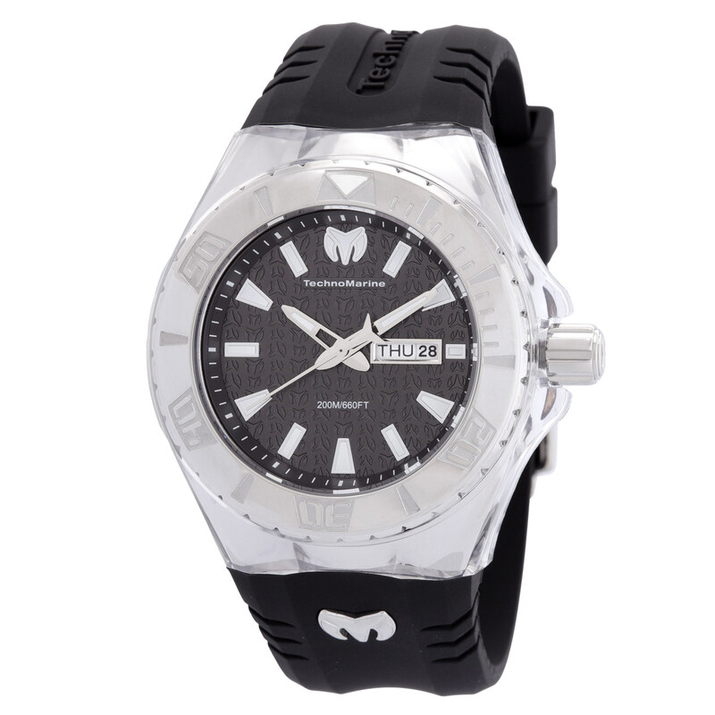 Technomarine Cruise Monogram Quartz Black Dial Men's Watch TM-122006 ...