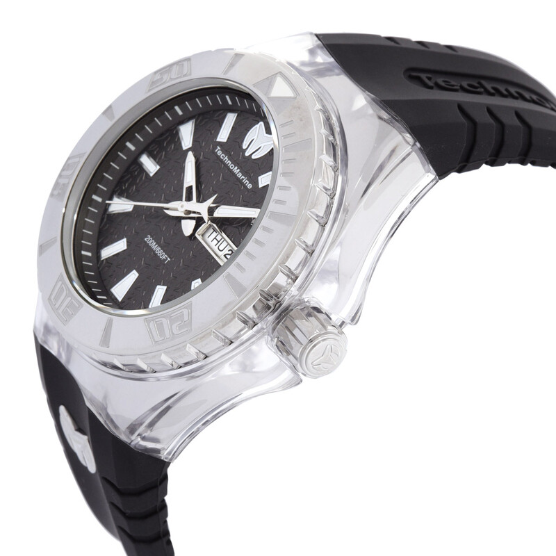 Technomarine Cruise Monogram Quartz Black Dial Men's Watch TM-122006 ...