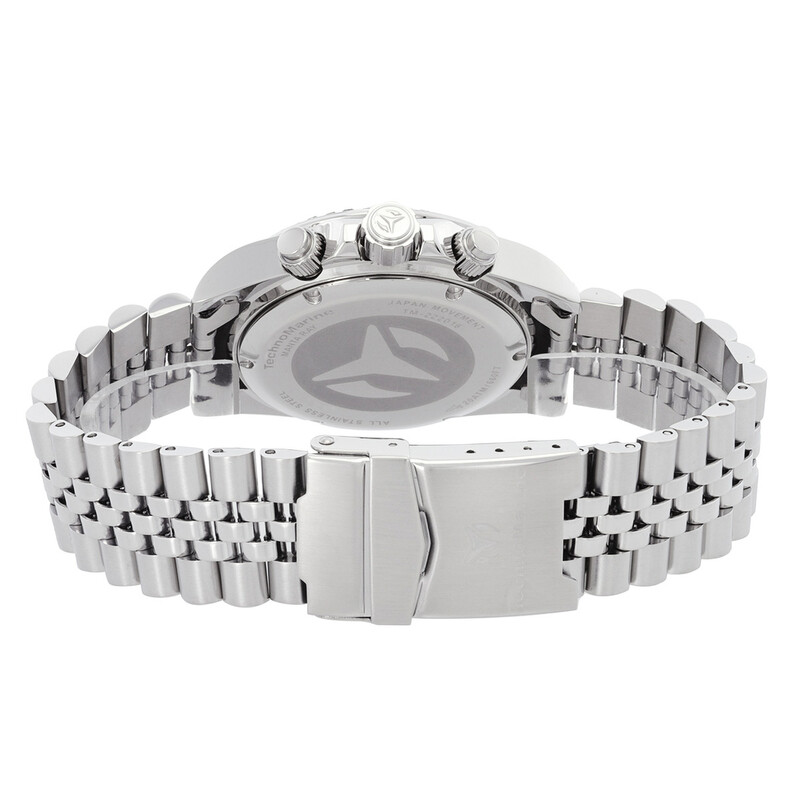 Technomarine Manta Chronograph GMT Quartz Crystal White Dial Men's ...