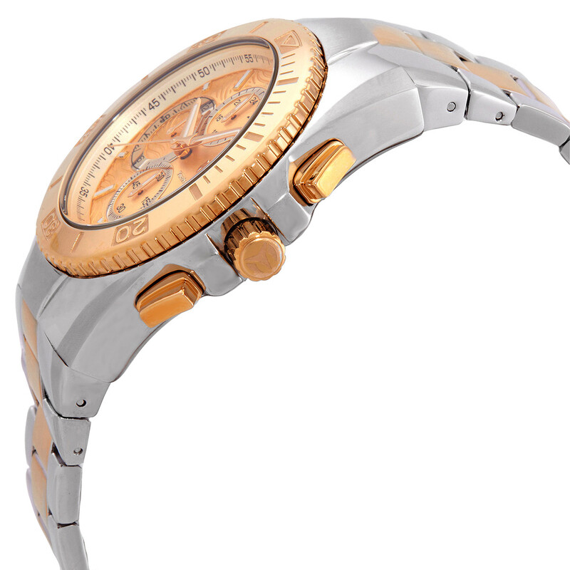 Technomarine Manta Chronograph Quartz Gold Dial Men display picture 1