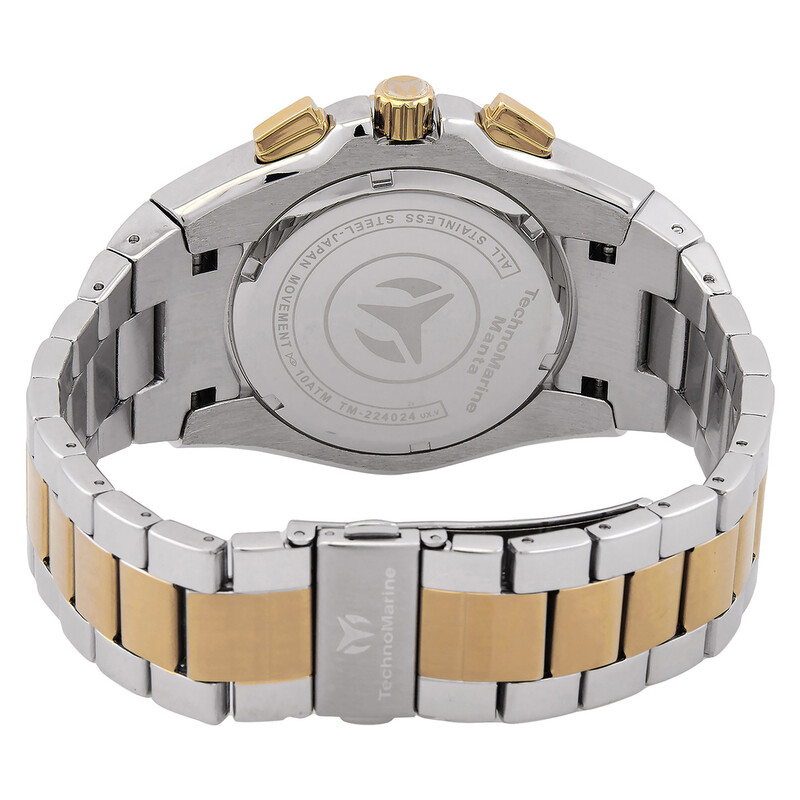 NWT Technomarine Manta Chronograph Quartz Gold Dial Men\'s Watch TechnoMarine Manta Chronograph Quartz Gold Dial Mens Watch  main image 4