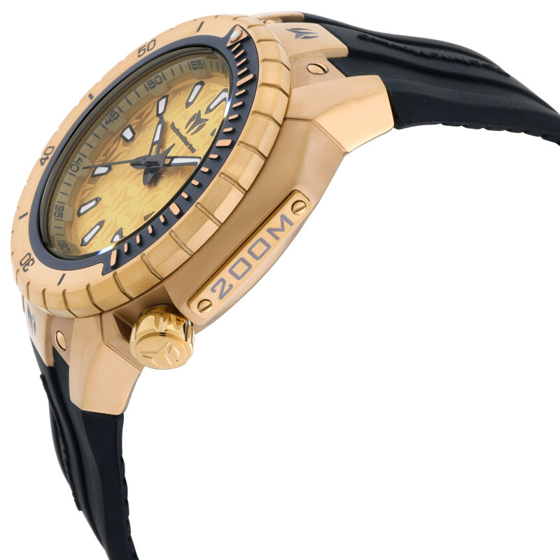 Technomarine Manta Quartz Gold Dial Men's Watch TM-224010