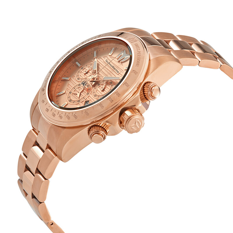NWT Technomarine Manta Ray Chronograph Quartz Rose Gold Dial Men\'s Watch Technomarine Manta Ray Chronograph Rose Gold Dial Men main image 2
