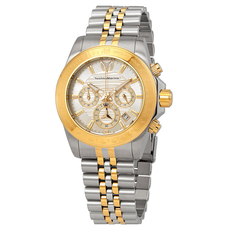 Technomarine Manta Ray Chronograph Silver Dial Men's Watch TM
