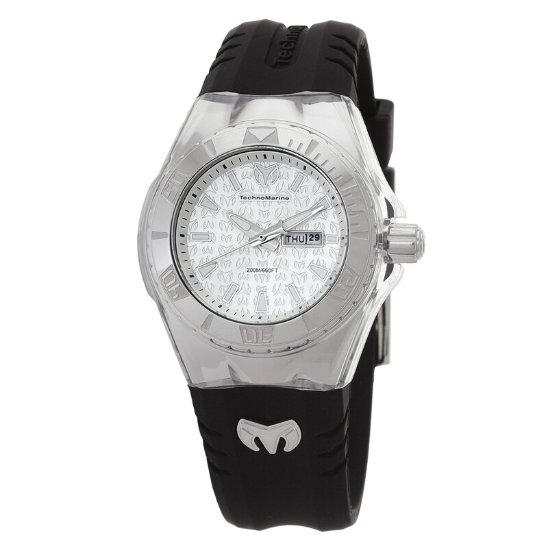 Technomarine Monogram Quartz Silver Dial Ladies Watch TM-122016 ...