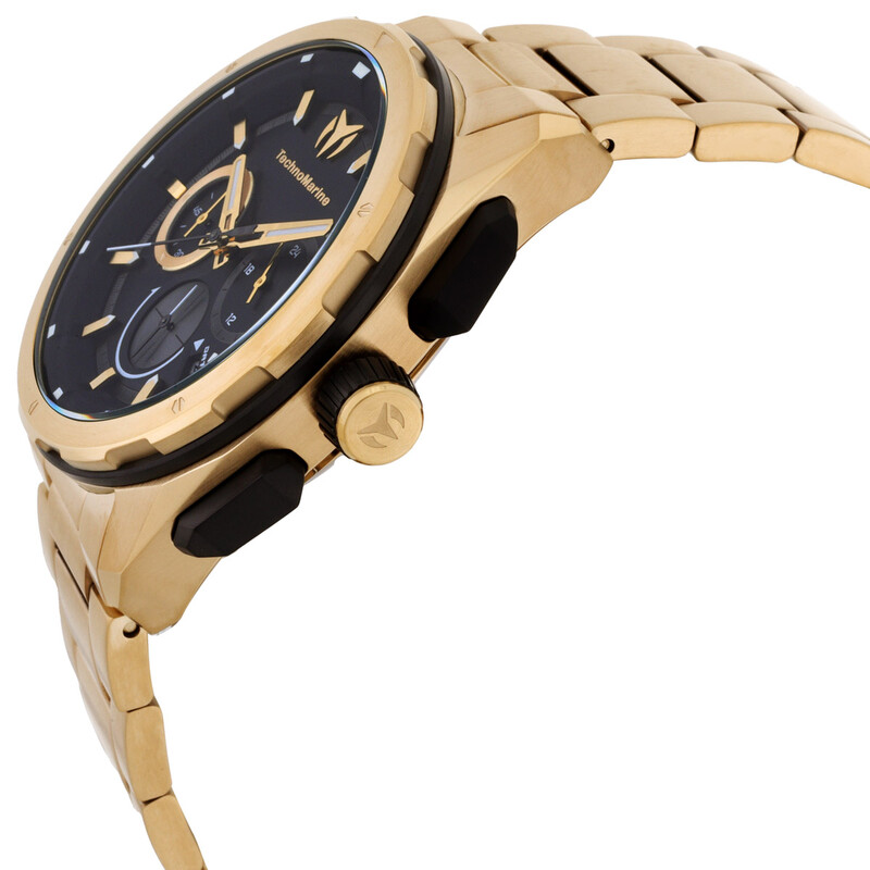 NWT Technomarine Ocean Chronograph GMT Quartz Black Dial Men\'s Watch Technomarine Men main image 4