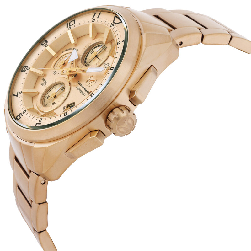 Technomarine Ocean Chronograph Quartz Gold Dial Men's Watch TM