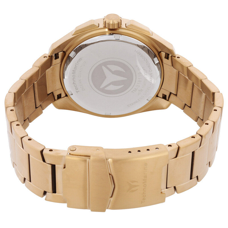 Technomarine Ocean Chronograph Quartz Gold Dial Men's Watch TM
