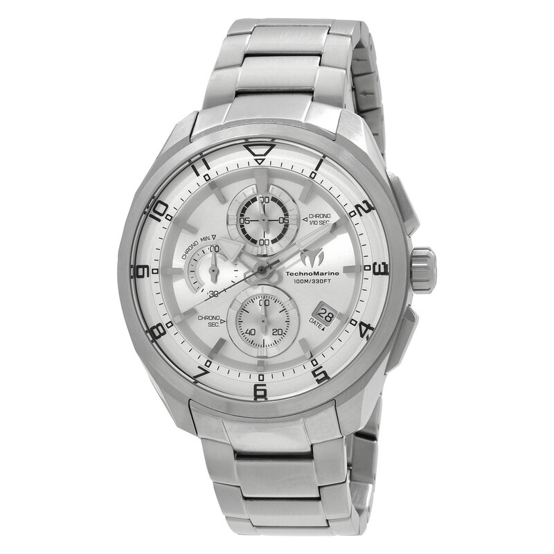 Technomarine Ocean Chronograph Quartz Silver Dial Men's Watch TM