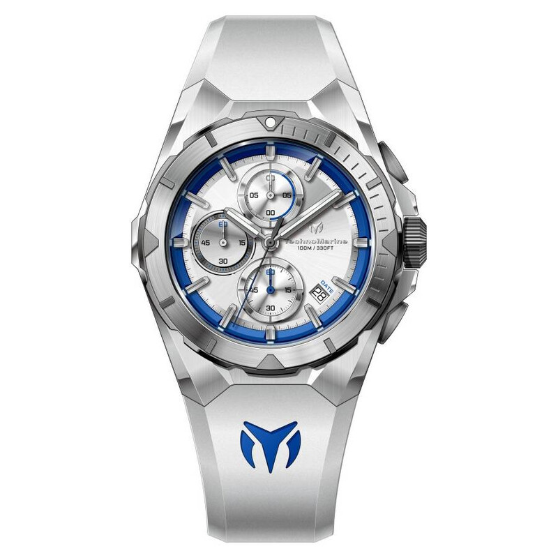 Technomarine Ocean Chronograph Quartz Silver Dial Men's Watch TM