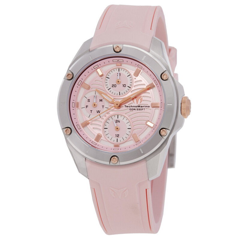 Technomarine Oceanico Quartz Light Pink Dial Ladies Watch TM