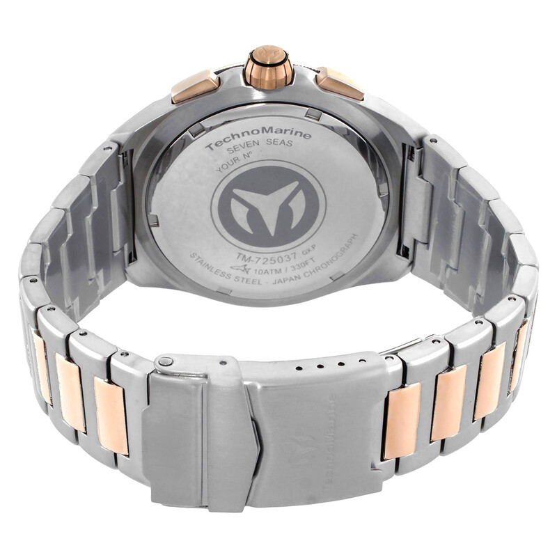 NWT Technomarine Seven Seas Chronograph GMT Quartz Silver Dial Men\'s Watch technomarine-seven-seas-  main image 4
