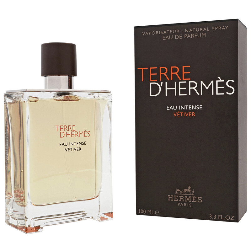 Terre DHermes Eau Intense Vetiver / Hermes EDP Spray 3.3 oz (100 ml) (m)