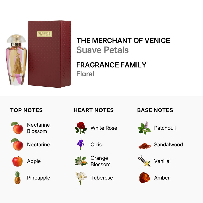 The Merchant Of Venice Ladies Suave Petals EDP Spray 3.4 oz
