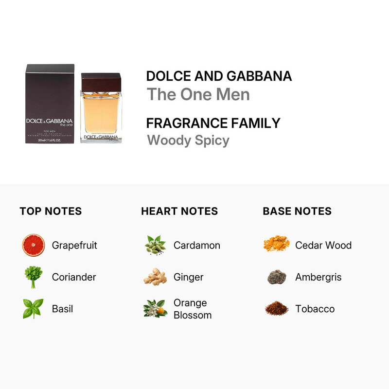 Dolce & Gabbana The One Men / Dolce and Gabbana EDT Spray 1.7 oz