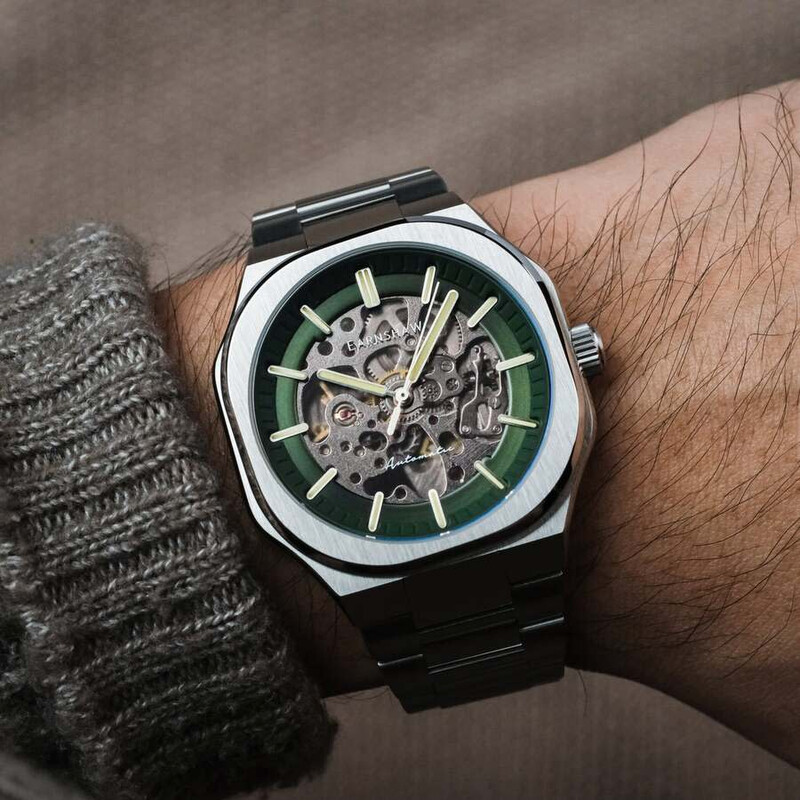 Thomas Earnshaw Exeter Automatic Green Dial Men's Watch ES-8300-44 ...