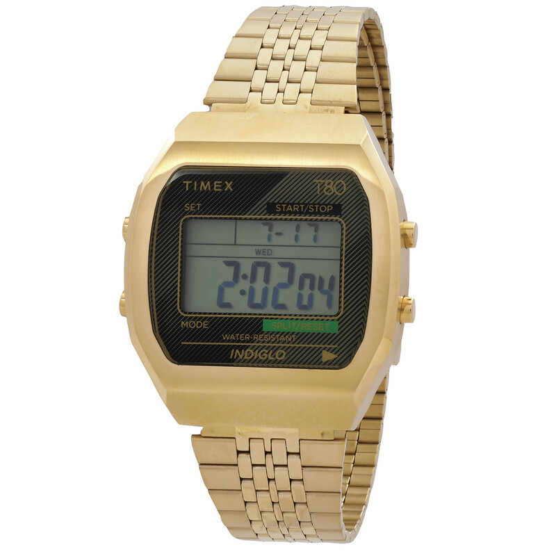 Timex 80 Alarm Quartz Stainless Steel Bracelet Unisex Watch