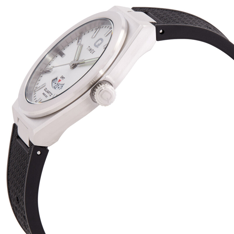 Timex Continental GMT Quartz Silver Dial Watch TW2Y12200