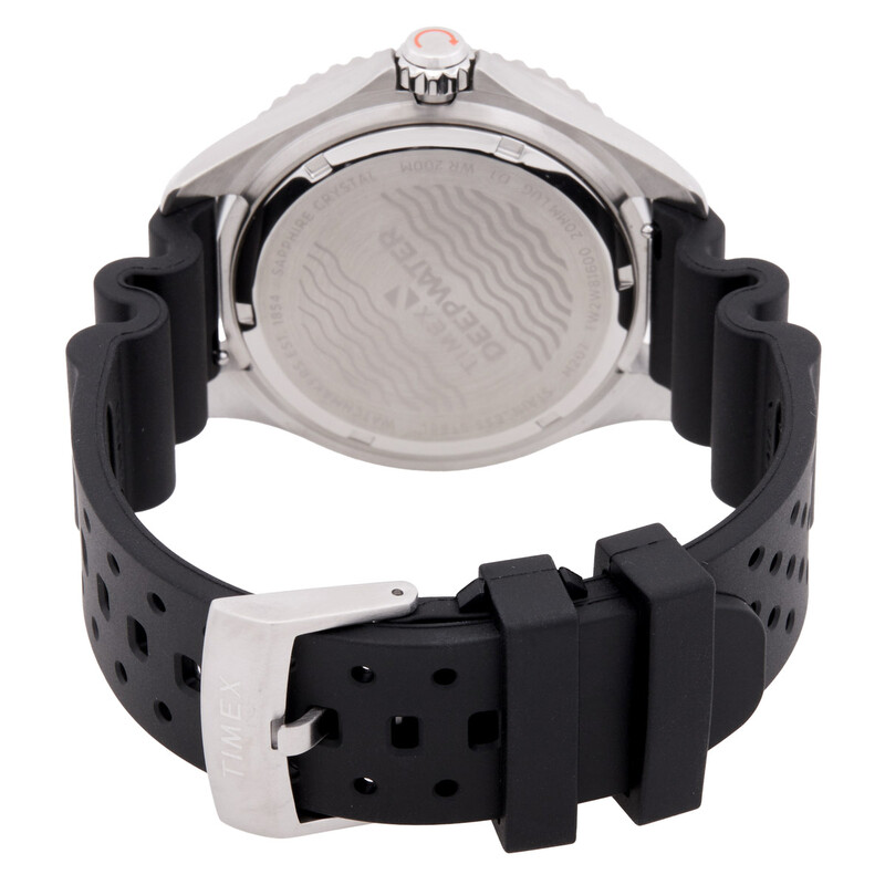 Timex Deepwater Quartz Black Dial Men's Watch TW2W81600VQ