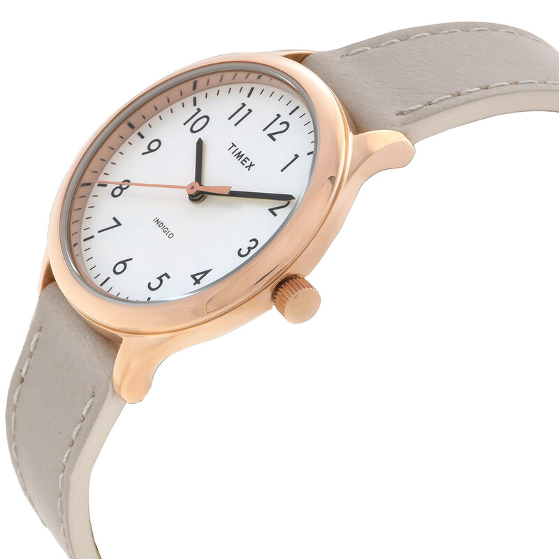Timex Easy Reader Quartz White Dial Ladies Watch TW2T72400 