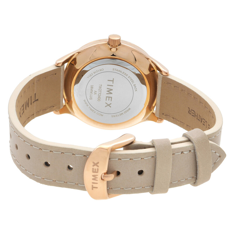 Timex Easy Reader Quartz White Dial Ladies Watch TW2T72400  display picture 2