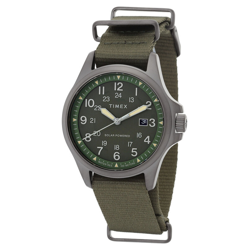 Timex Expedition North Field Post Solar Green Dial Men's Watch