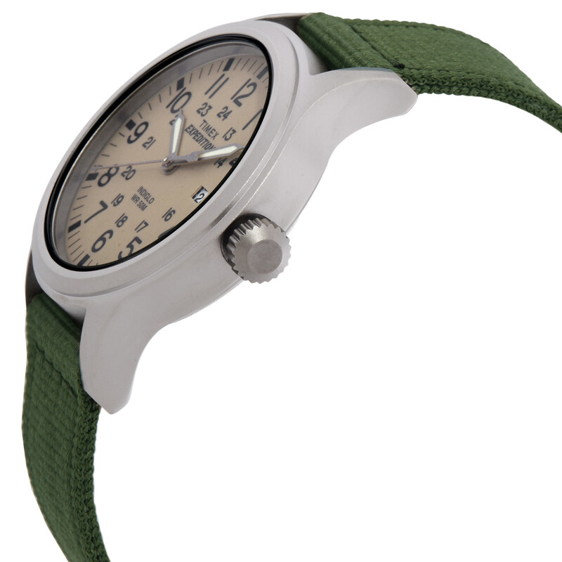 美品 TIMEX エクスペディション スカウト TW4B06800 Timex Expedition Quartz Beige Dial Watch TW4B06800 753048654987