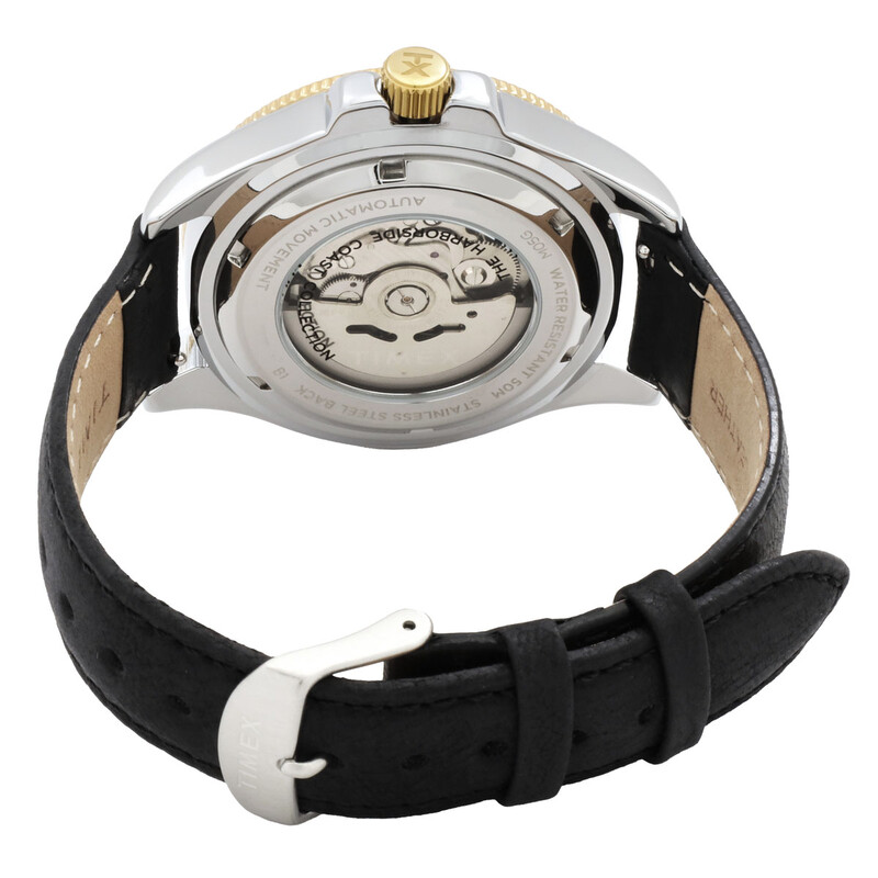 Timex Harborside Coast Automatic Blue Dial Pepsi Bezel Men's Watch