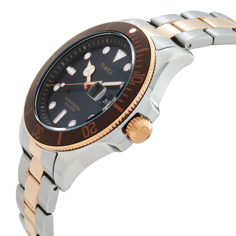 Timex Harborside Coast Quartz Black Dial Men's Watch TW2V42100VQ