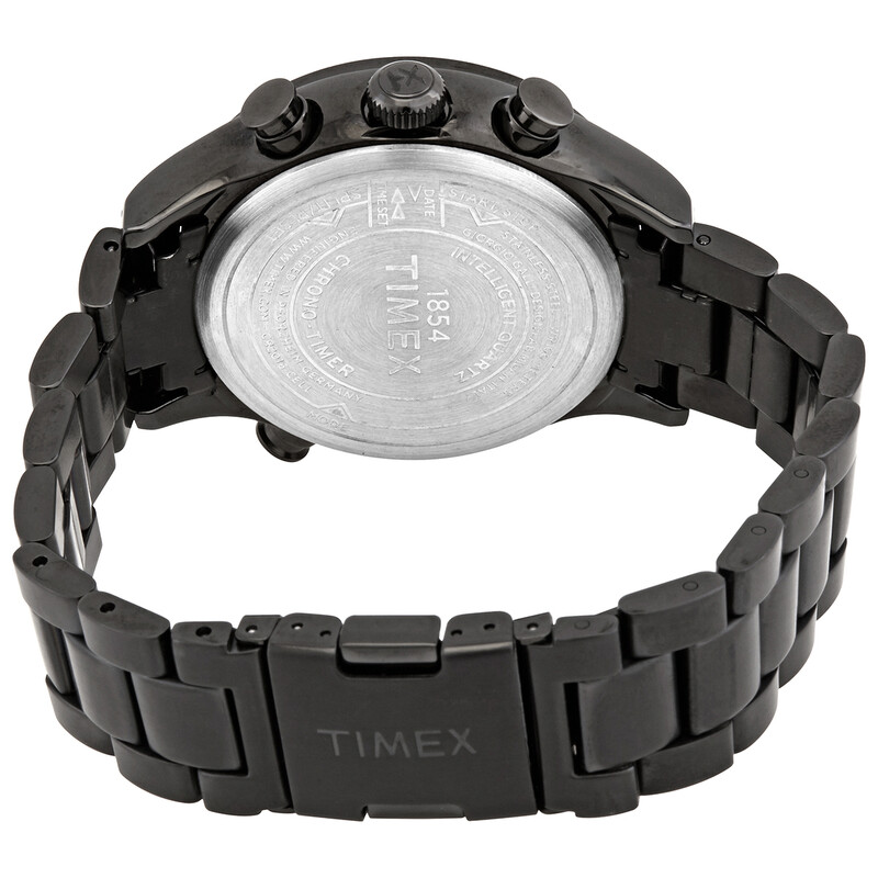 Timex Intelligent Quartz Chrono Timer Black Dial Men's Watch