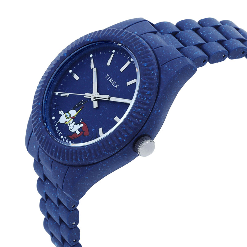 Timex Legacy Ocean X Peanuts Quartz Blue Dial Men display picture 2