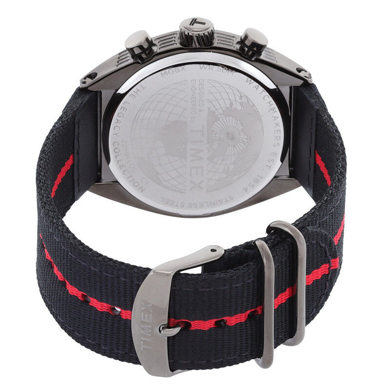 NWT Timex Legacy Tonneau Chronograph Quartz Black Dial Men\'s Watch TW2W50200 Timex Legacy Tonneau Chronograph Quartz Black Dial Men main image 2