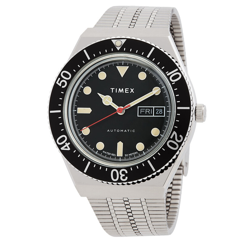 Timex M79 Automatic Black Dial Watch TW2U78300V3 194366108873