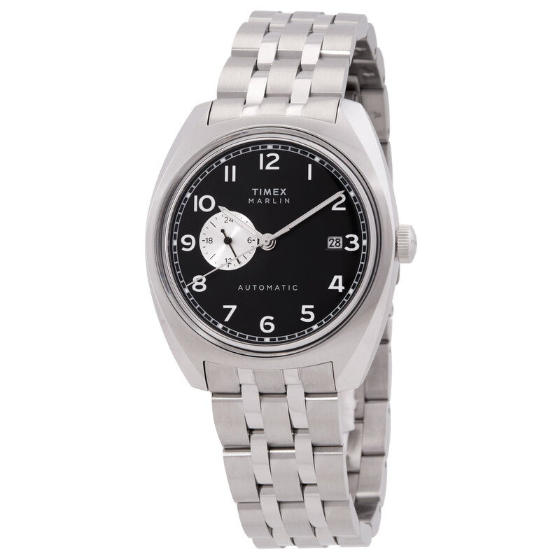 Timex Marlin Automatic Black Dial Men display picture 1