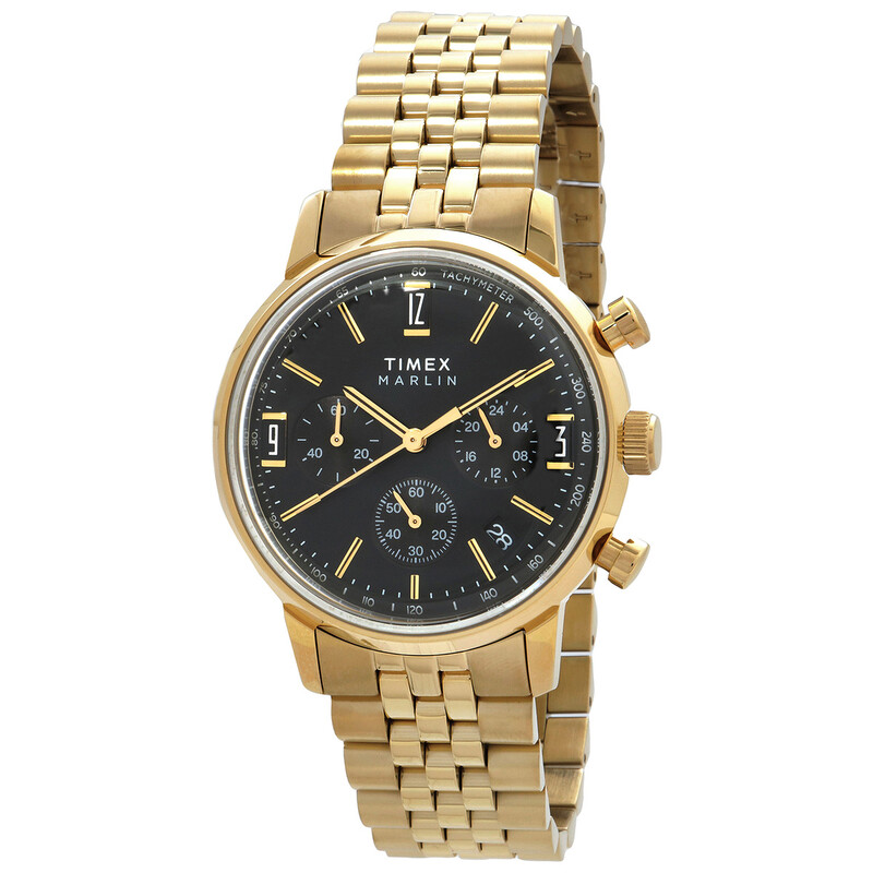 Timex Marlin Chronograph Quartz Black Dial Men's Watch TW2W59900