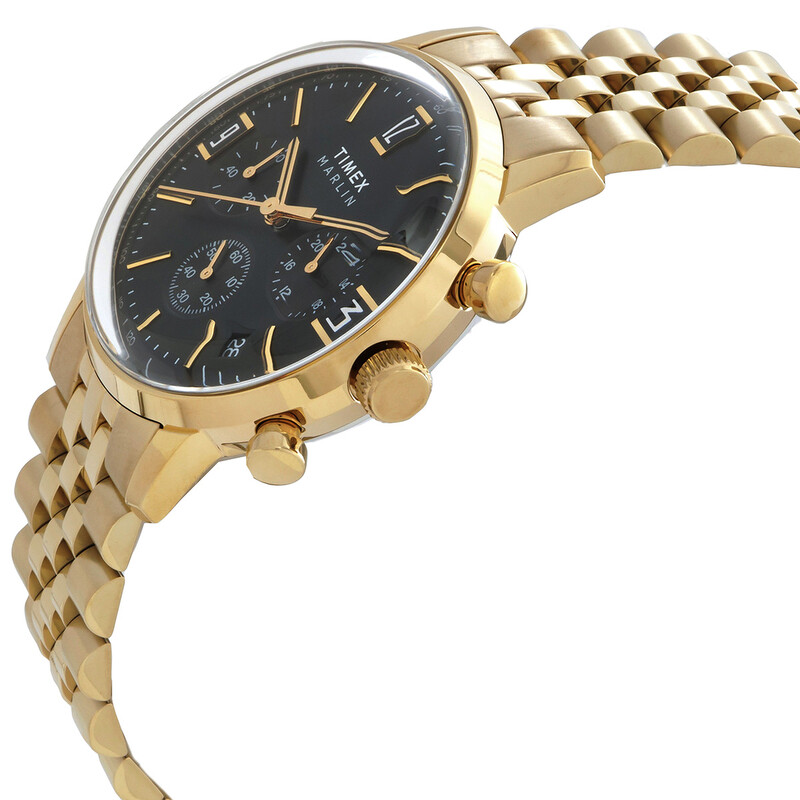 Timex Marlin Chronograph Quartz Black Dial Men's Watch TW2W59900