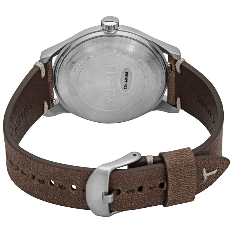 Timex MK1 Quartz Beige Dial Brown Leather Men's Watch TW2R96800