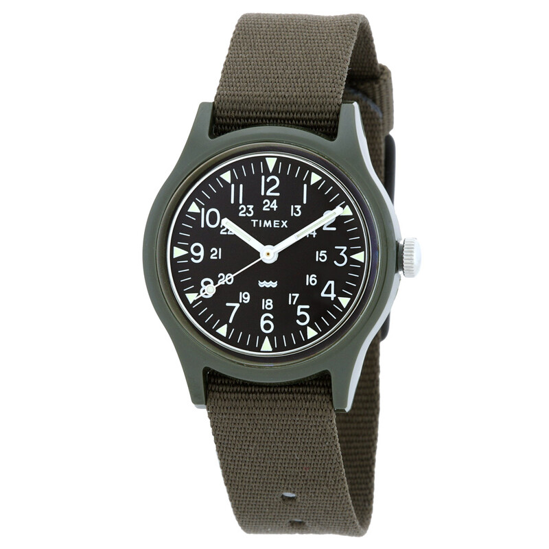 Timex Mk1 Quartz Black Dial Ladies Watch TW2T33700 194366434576