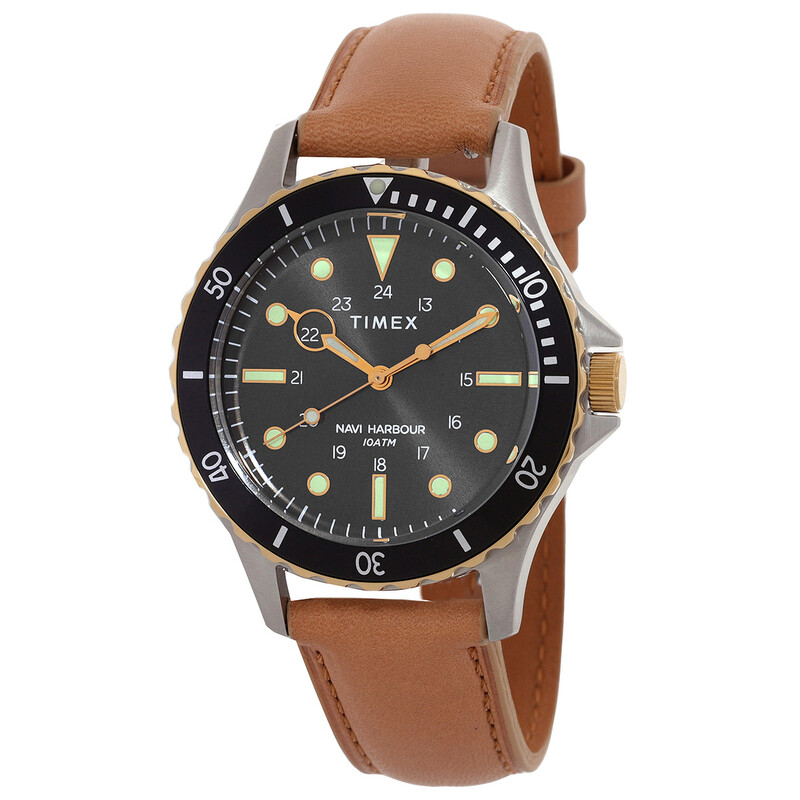 Timex Navi Harbour Quartz Black Dial Watch TW2U55600 194366069822