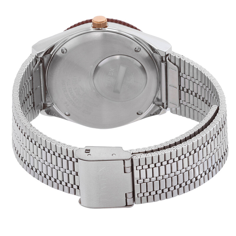 Timex Q Quartz Silver Dial Ladies Watch TW2U95600VQ 194366124194